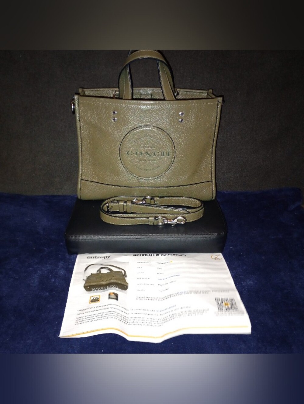 Coach Dempsey Caryall Olive Green